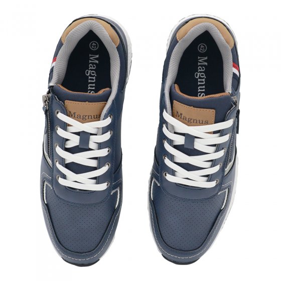 Chaussure à lacets avec fermeture éclair 