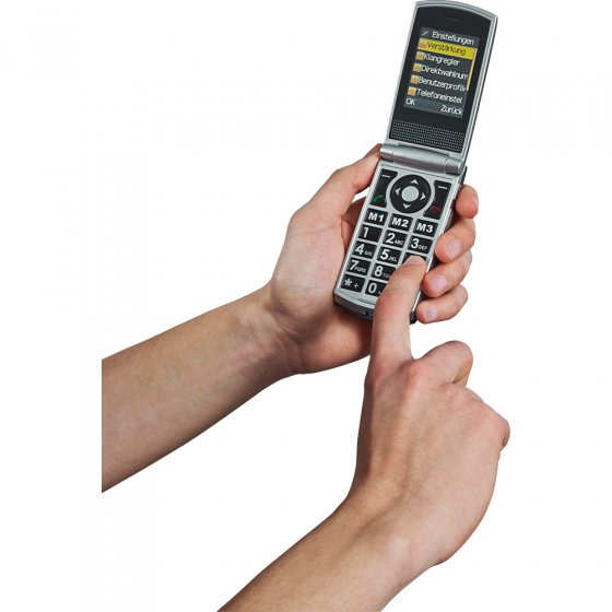 Téléphone portable à grandes touches 