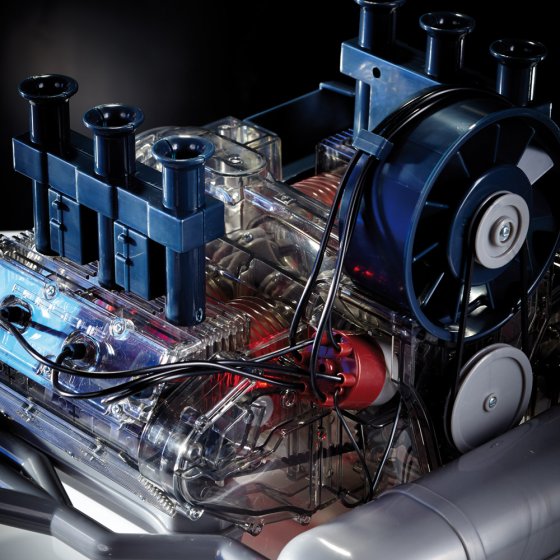 Maquette de moteur Porsche 6 cylindres à plat 