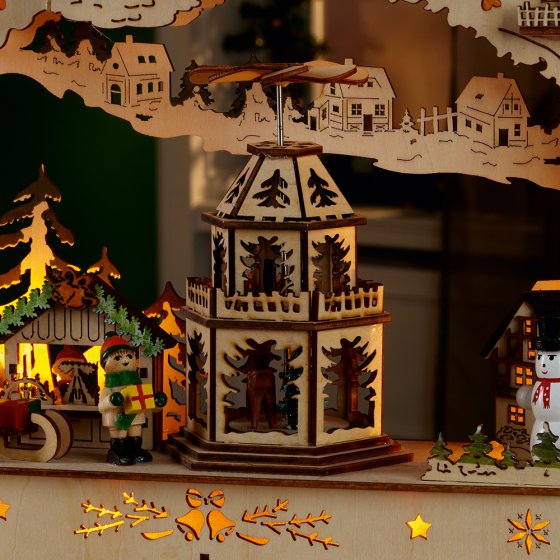 Arche lumineuse musicale 