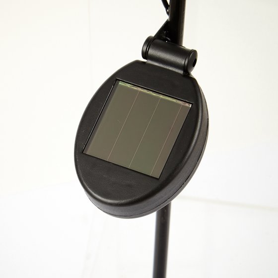 Fleur métallique à effet lumineux 