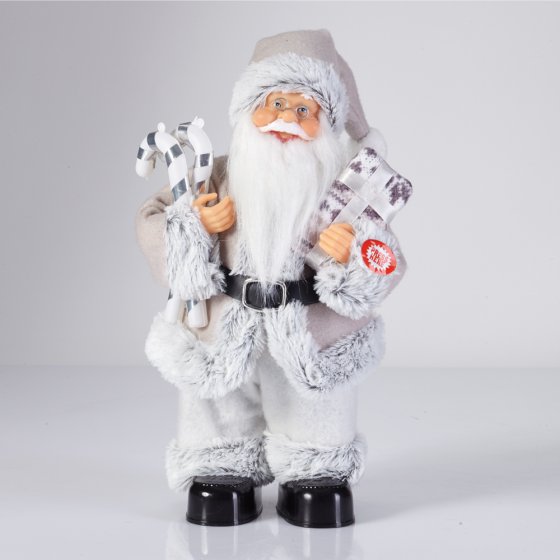 Père Noël musical Gris