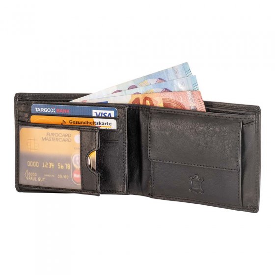 Portemonnee van buffelleer 