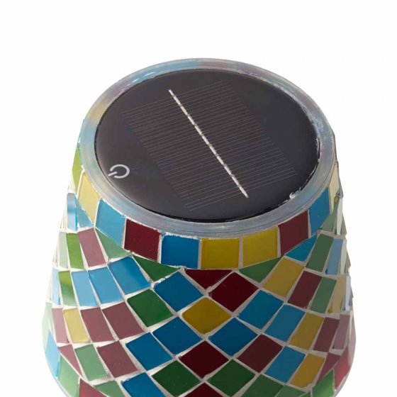 Lampe de table mosaïque solaire 