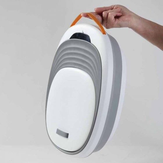 Bain de pieds bouillonnant pliant 