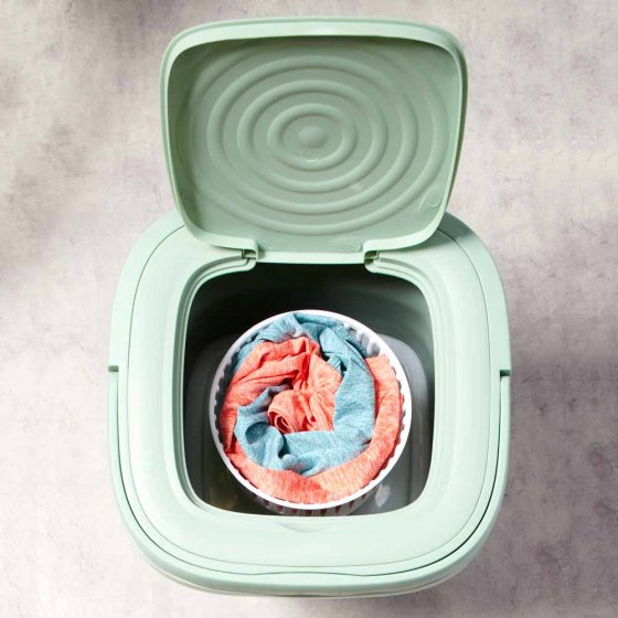 Opvouwbare miniwasmachine 