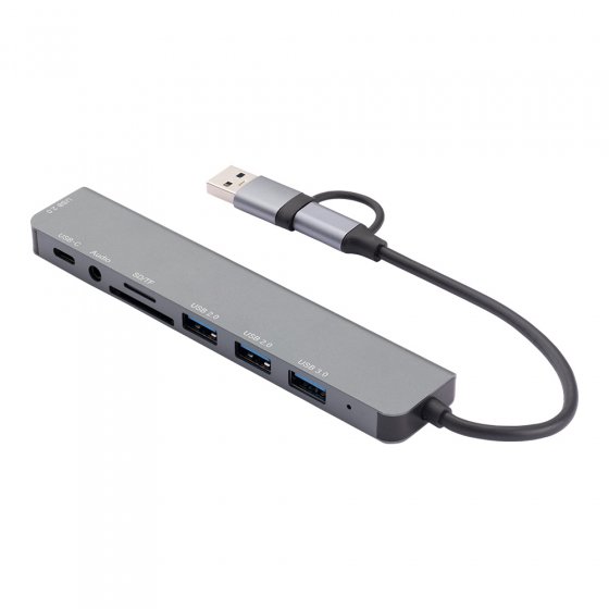 Station d'accueil dans un boîtier métallique 