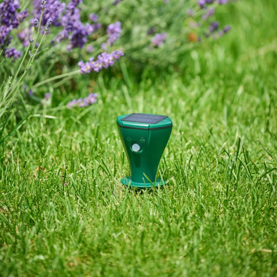 Afweermiddel op zonne-energie tegen woelmuizen 