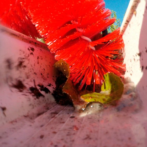 Extra dakgootborstel 