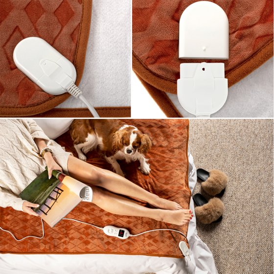 Elektrische verwarmde dekbedovertrek 