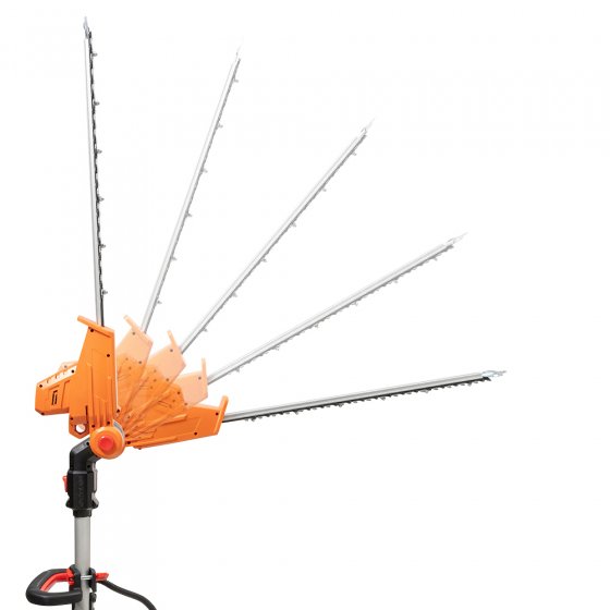 Taille-haie sans fil multi-angles 