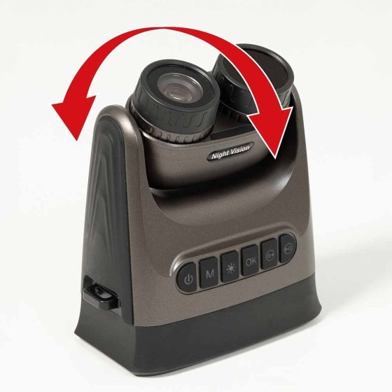 Caméra infrarouge avec lentille orientable 