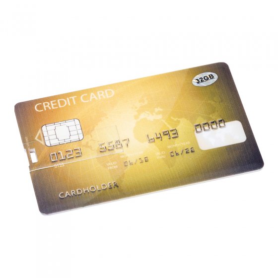 Clé USB 32 Go au format carte bancaire 