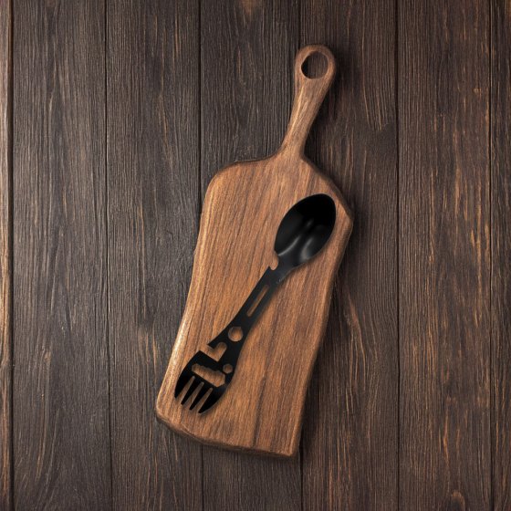 Couverts de camping 9 en 1 et outil multifonctions 