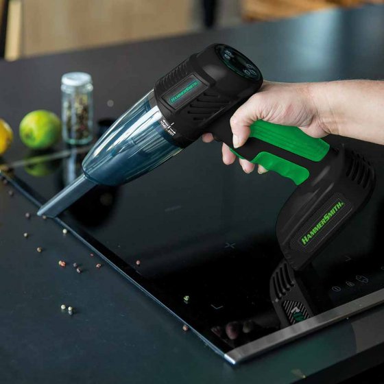 2-in-1 accustofzuiger & compressor 