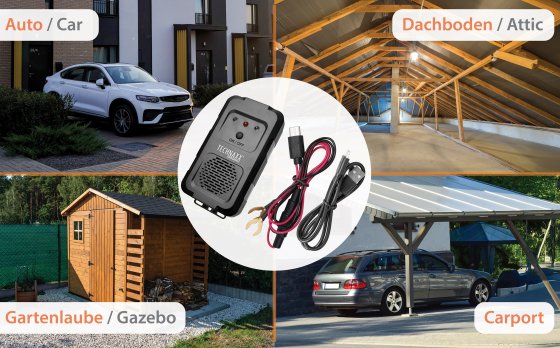 Répulsif mobile anti-fouines 