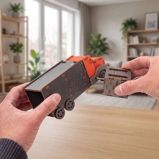 Puzzel-cadeautruck „Levering“ 
