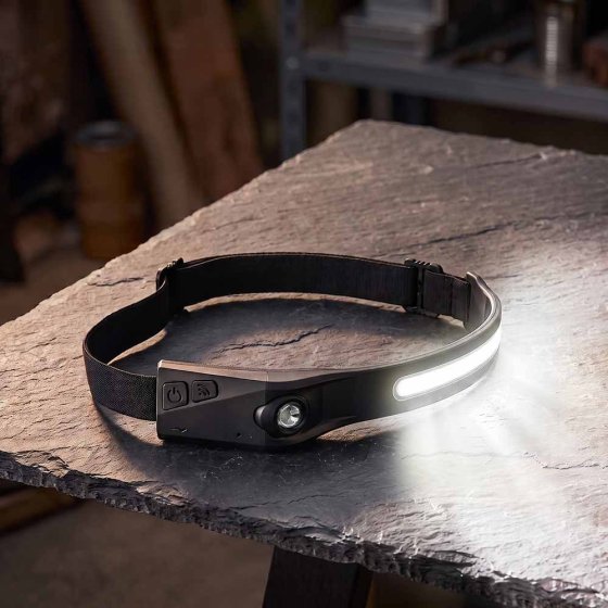 Lampe frontale avec capteur 