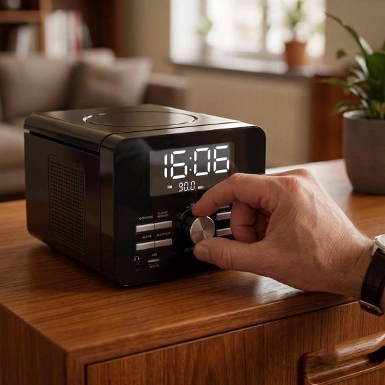 Compacte cd-speler met FM-radio 