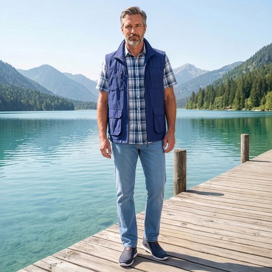 Lichte functionele bodywarmer 