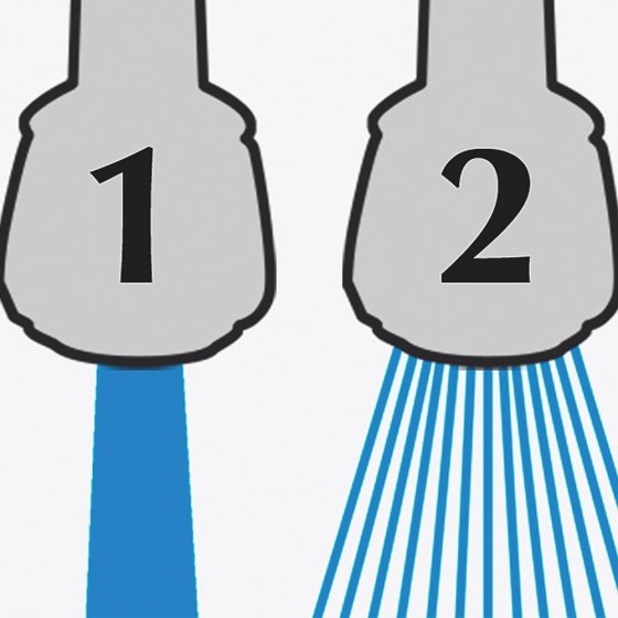 Waterkraanstraalregelaar 