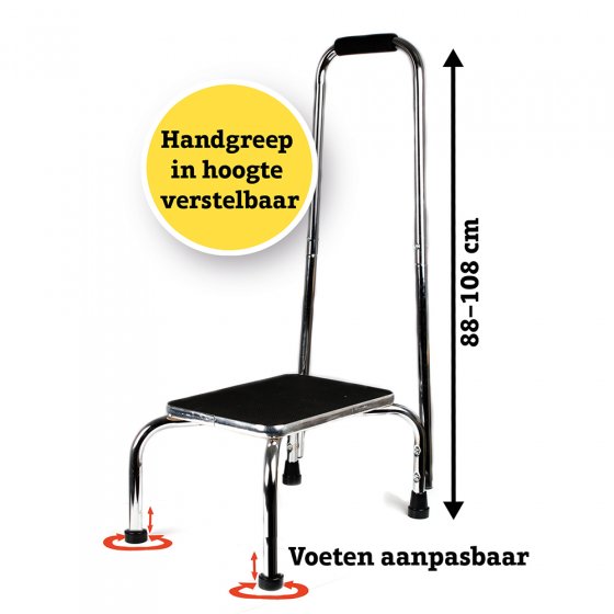 Marchepied avec garde-corps ajustable 