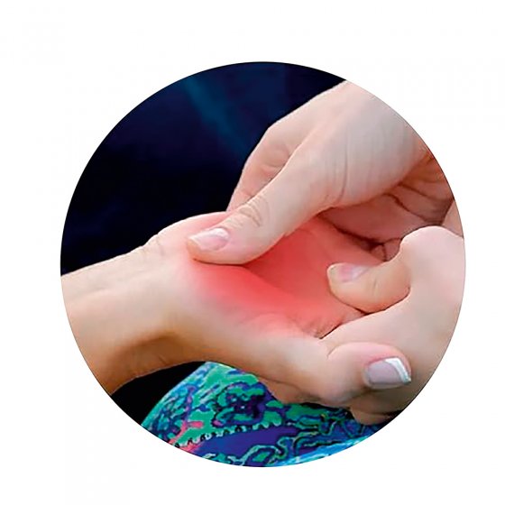 Handmassage-apparaat voor druktherapie 