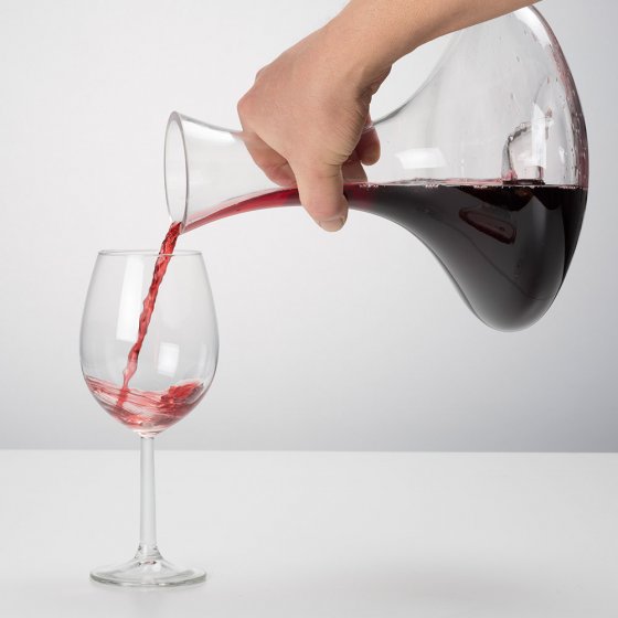 Cirkelvormige decanteerkaraf 