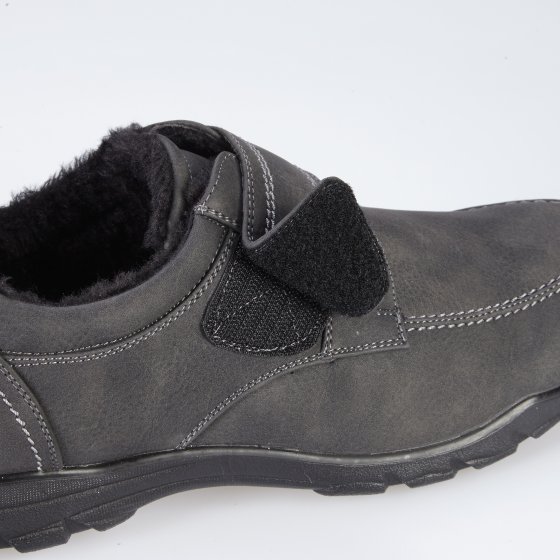 Chaussures doublées à fermeture scratch 44 | Anthracite