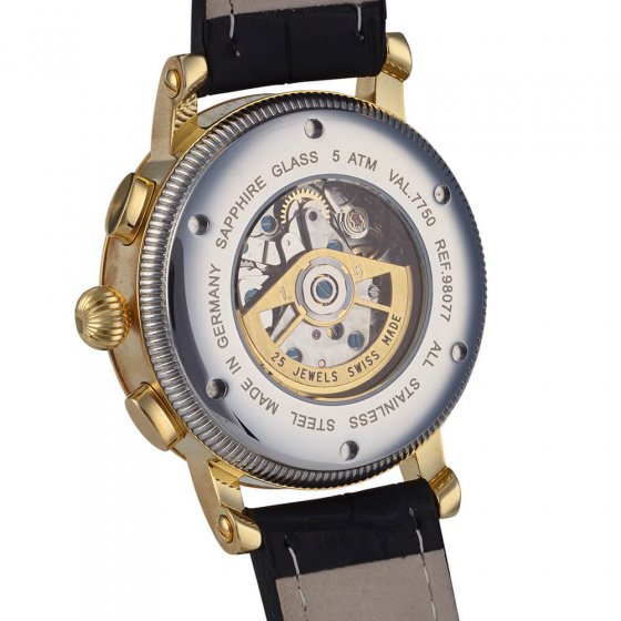 Chronographe automatique Erbprinz  "Unique d’or" 