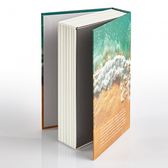 Livre coffre-fort avec serrure à barillet « Ocean » 