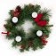 Couronne de Noël avec 4 bougies LED - 5