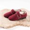 Pantoffels met wol en klittenbandsluiting - 5