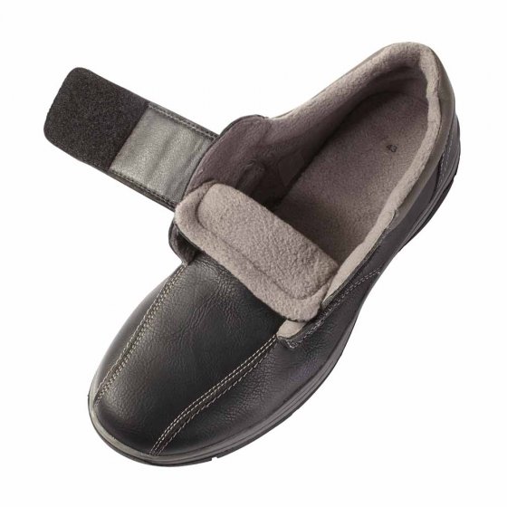 Klittenbandslippers met warme voering 