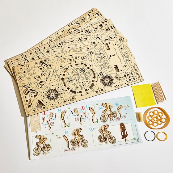 Houten model ’Wielersport-prof’ 