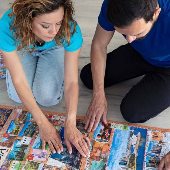 Puzzle Premium « Villes au-dessus des nuages » 