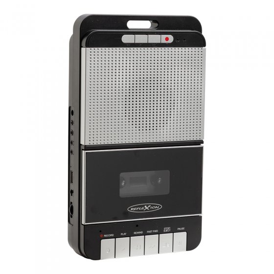 Draagbaar cassette-opnameapparaat 