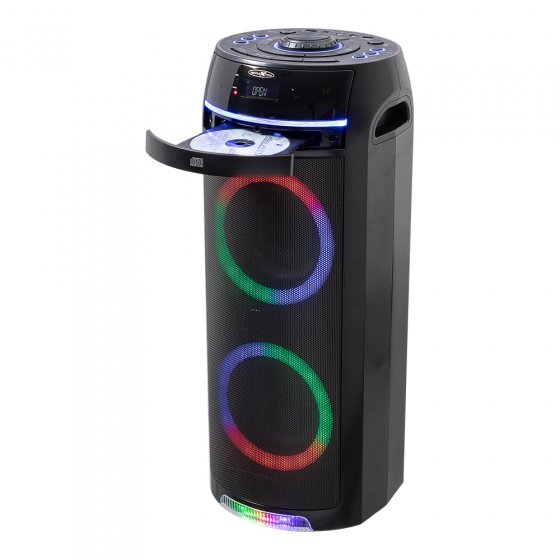 Enceinte colonne avec compartiment CD 