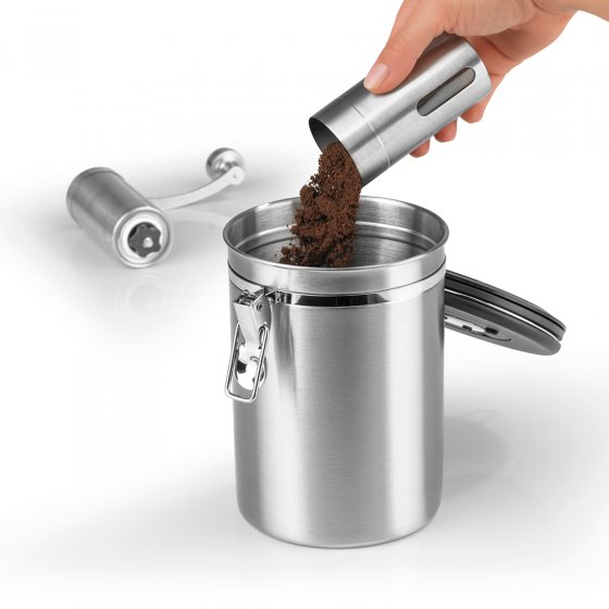 Boîte à café en acier inoxydable 