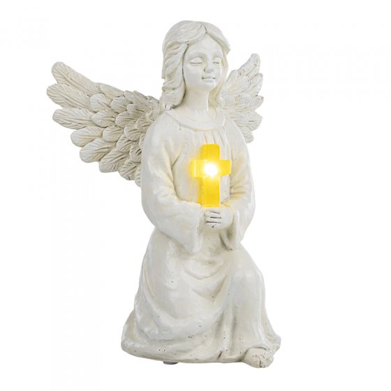 Ange solaire avec croix lumineuse 