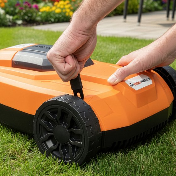 Tondeuse à gazon sans fil à une main 