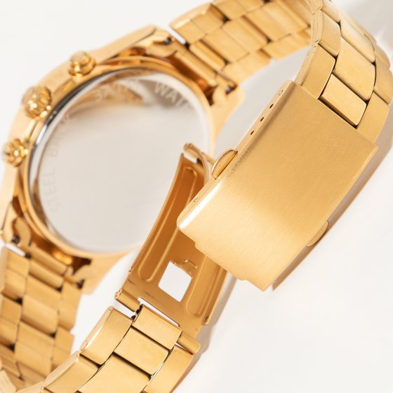 Montre-bracelet radio en or 