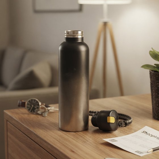 Drinkfles met alarmfunctie 