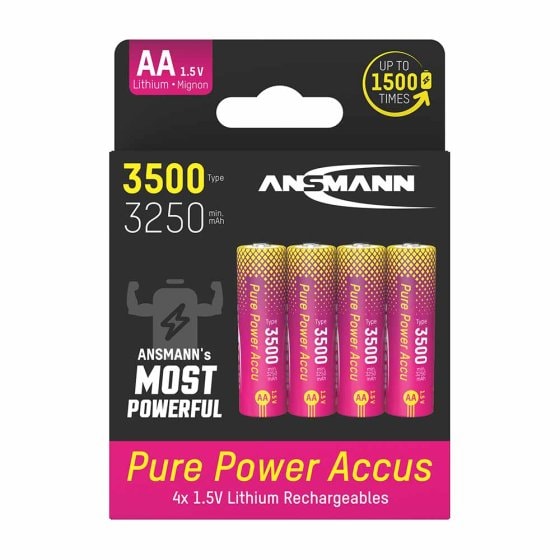 Pure Power - 4 AA-batterijen 
