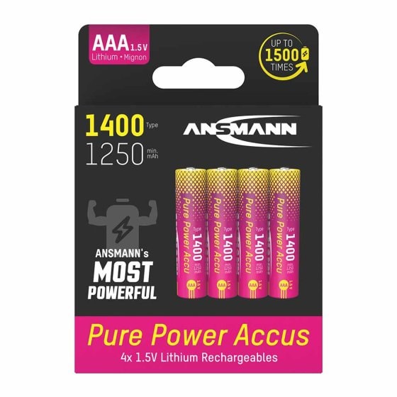 Pure Power-batterijen 4xAAA 