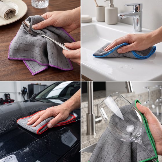 Lingettes nettoyantes en carbone 