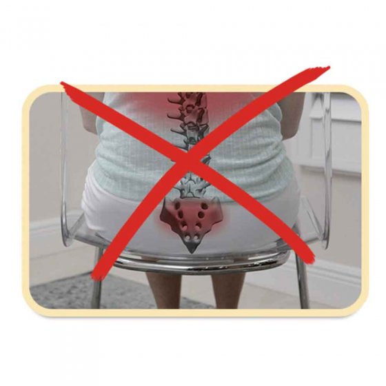 Coussin d'assise ergonomique 