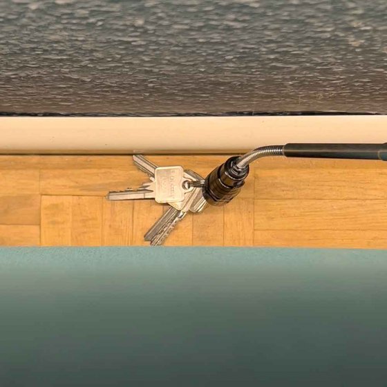 Uw cadeau: telescopische zaklamp 