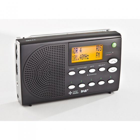 Digitale DAB-RDS radio 