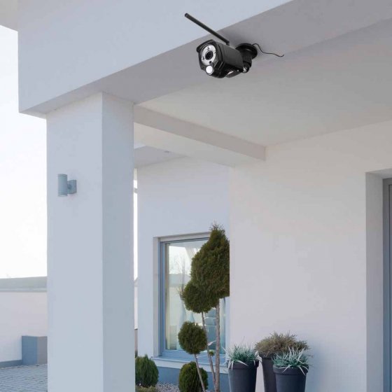 Buiten-beveiligingscamera met monitor 